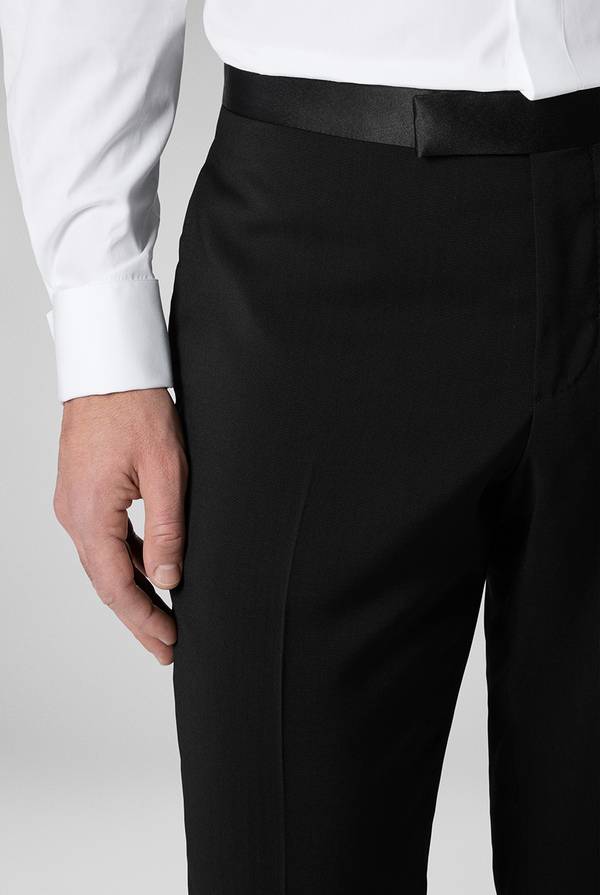 Pull Pal Zileri Pantalone classico con banda in raso in vita Negozi Online