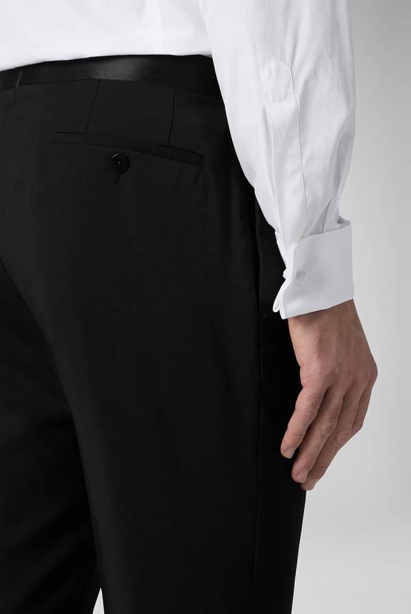 Pull Pal Zileri Pantalone classico con banda in raso in vita Negozi Online