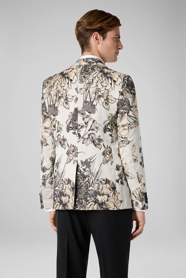Pull Pal Zileri Giacca smoking con motivo floreale Consegna Veloce