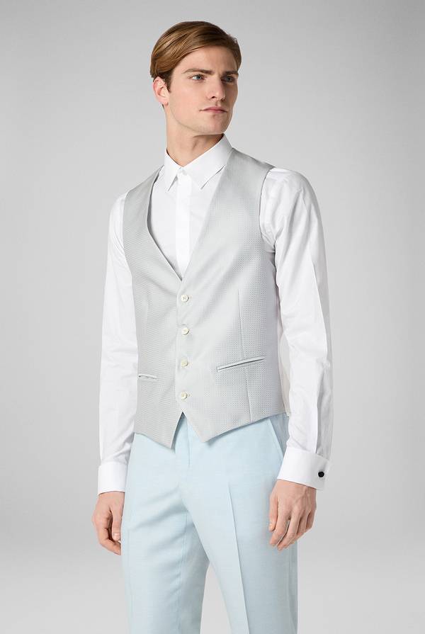 Pull Pal Zileri Gilet Cerimonia con lavorazione jacquard Economico