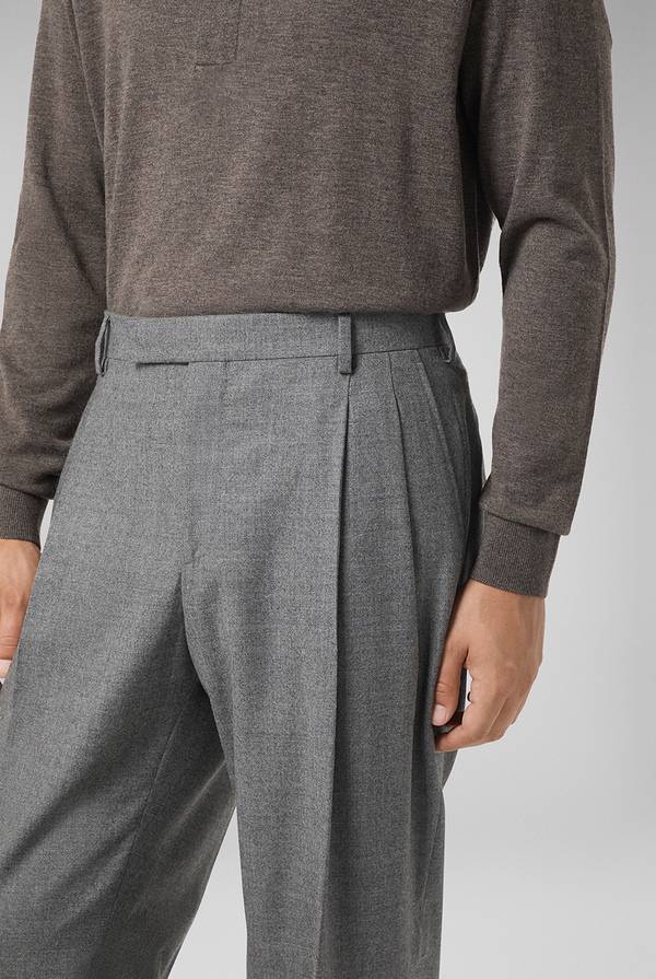 Pull Pal Zileri Pantaloni doppia pince in lana stretch 2025