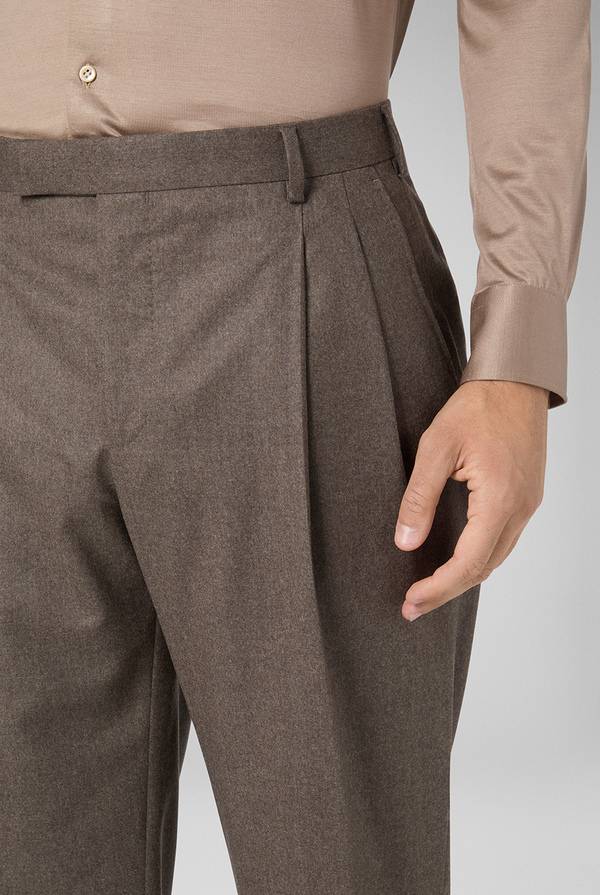 Pull Pal Zileri Pantaloni doppia pince in pura lana Italy