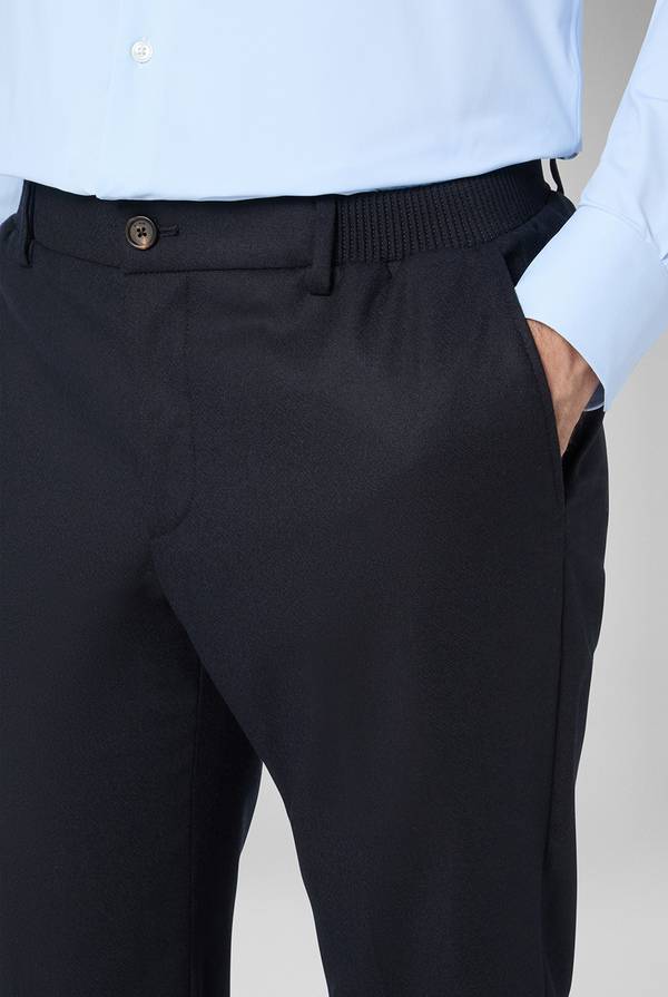 Pull Pal Zileri Pantaloni in lana stretch con banda elastica 2025