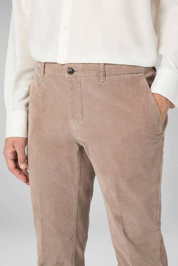 Pull Pal Zileri Pantaloni chino tinti in capo in cotone corduroy Soddisfazione Garantita