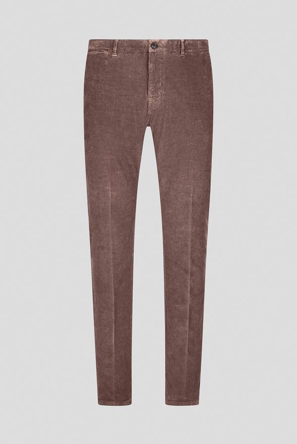 Pull Pal Zileri Pantaloni chino tinti in capo in cotone corduroy Qualità Garantita