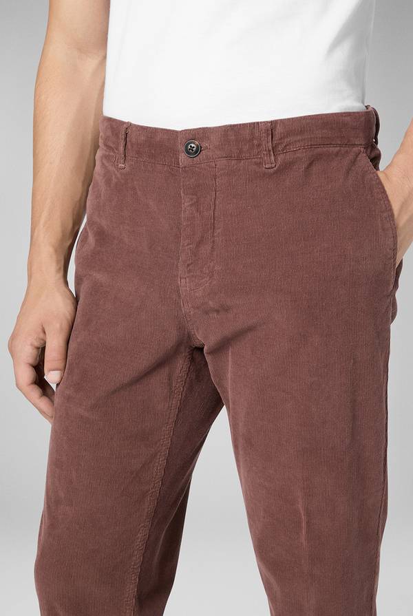 Pull Pal Zileri Pantaloni chino tinti in capo in cotone corduroy Qualità Garantita