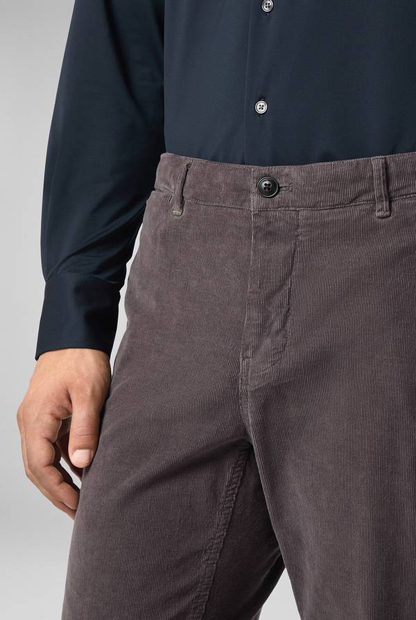 Pull Pal Zileri Pantaloni chino tinti in capo in cotone corduroy Negozi Online