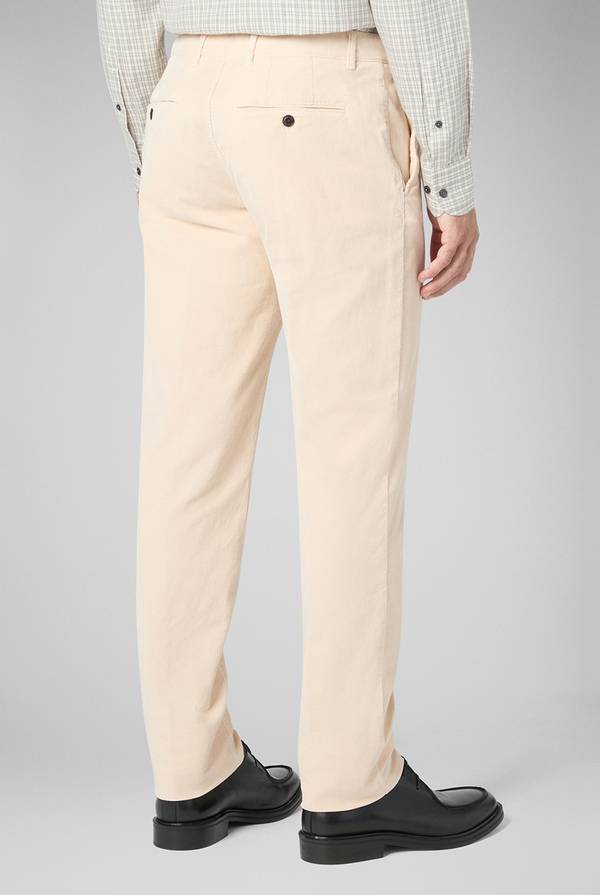Pull Pal Zileri Pantaloni chino tinti in capo in cotone corduroy Acquista Ora