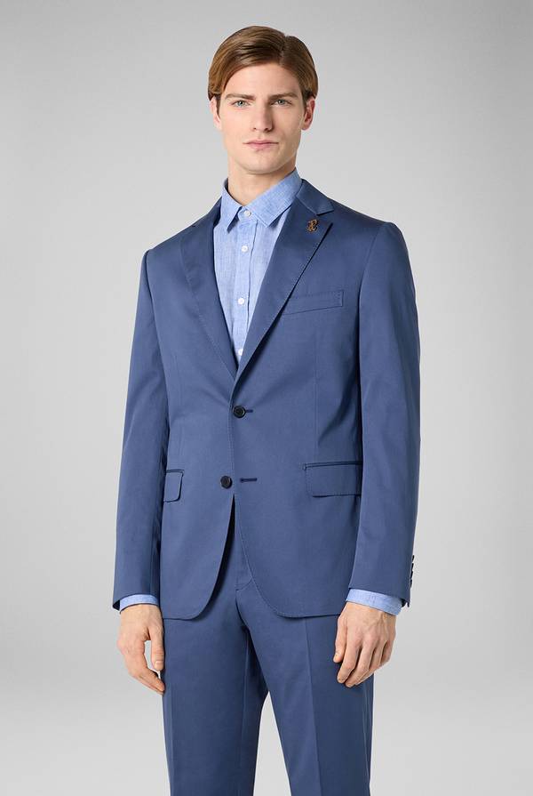 Pull Pal Zileri Abito Vicenza in seta e cotone stretch Prezzo Ridotto
