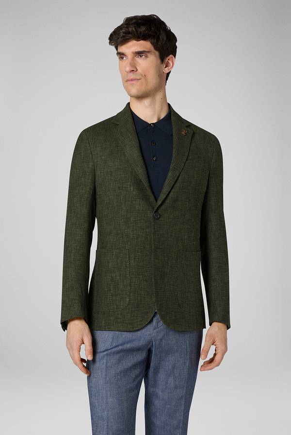 Pull Pal Zileri Giacca Brera in misto lana, cotone e nylon Online