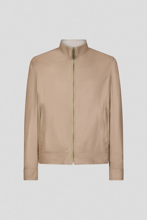 Pull Pal Zileri Biker reversibile in nappa e nylon Nuova