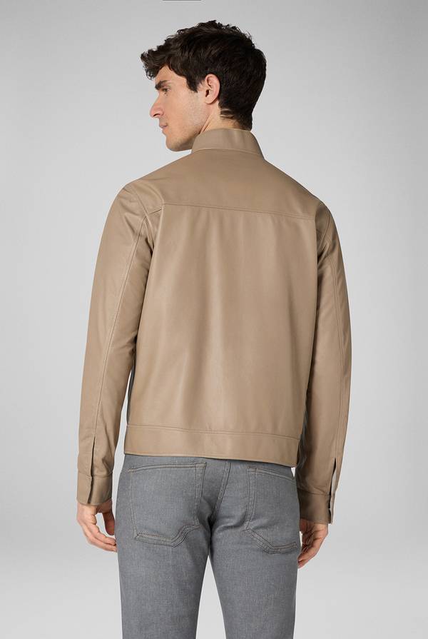 Pull Pal Zileri Biker reversibile in nappa e nylon Nuova