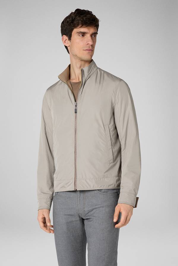 Pull Pal Zileri Biker reversibile in nappa e nylon Nuova