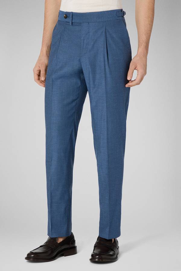 Pull Pal Zileri Pantalone in lana e bamboo Italy