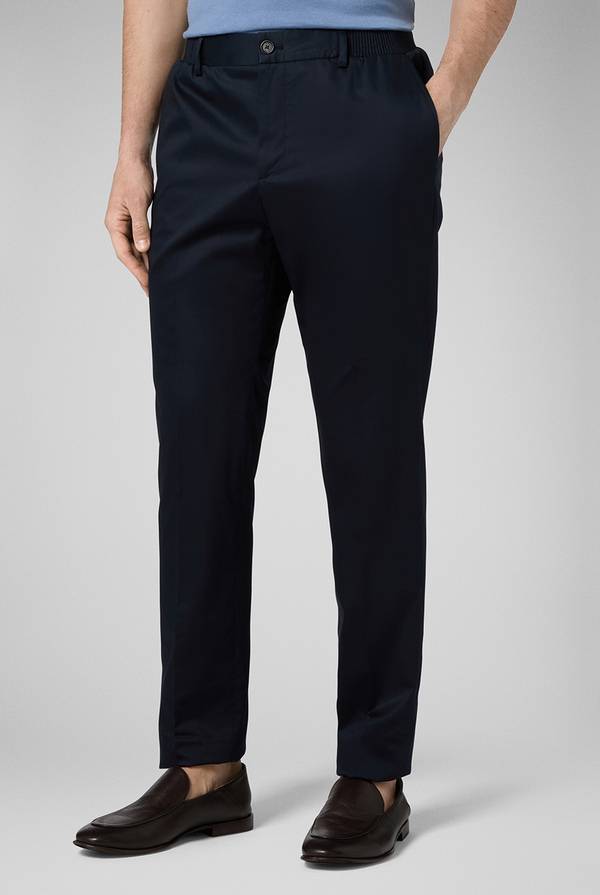 Pull Pal Zileri Pantalone in cotone e tencel stretch Nuovo