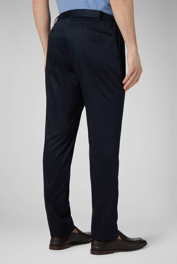 Pull Pal Zileri Pantalone in cotone e tencel stretch Nuovo