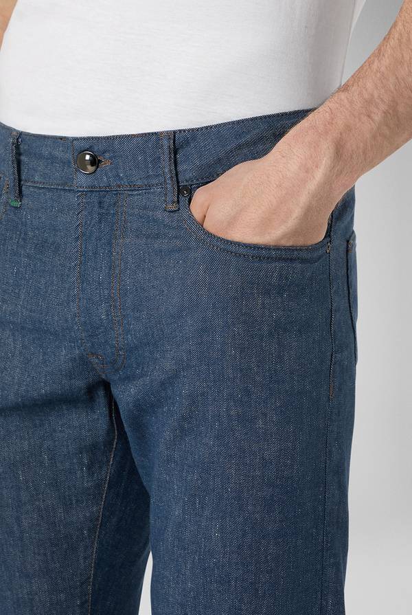 Pull Pal Zileri Denim 5 tasche effetto lino Qualità Garantita