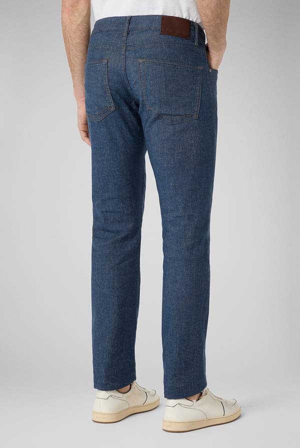Pull Pal Zileri Denim 5 tasche effetto lino Qualità Garantita