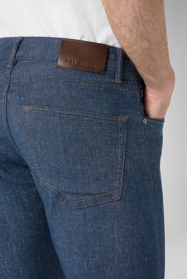 Pull Pal Zileri Denim 5 tasche effetto lino Qualità Garantita