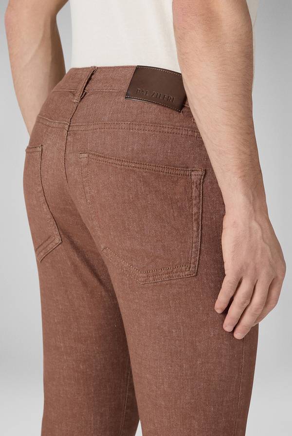 Pull Pal Zileri Denim 5 tasche effetto lino Negozi Online