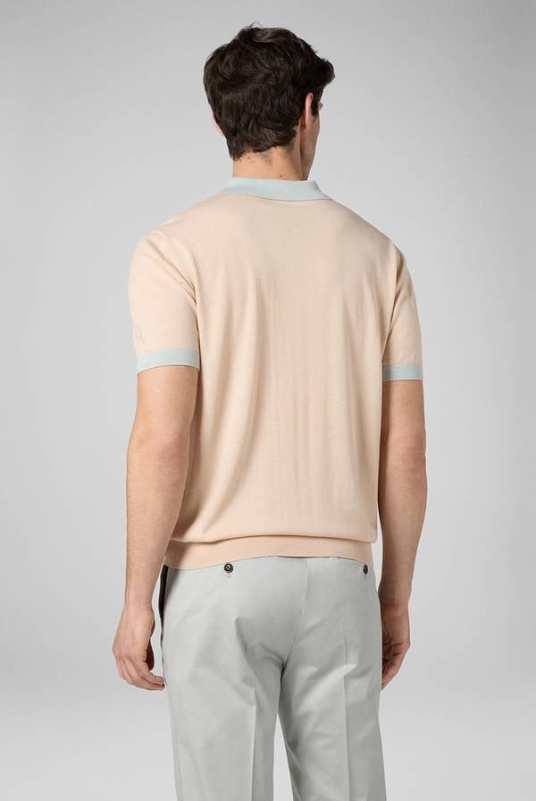 Pull Pal Zileri Polo a maniche corte con scollo a V Sottocosto