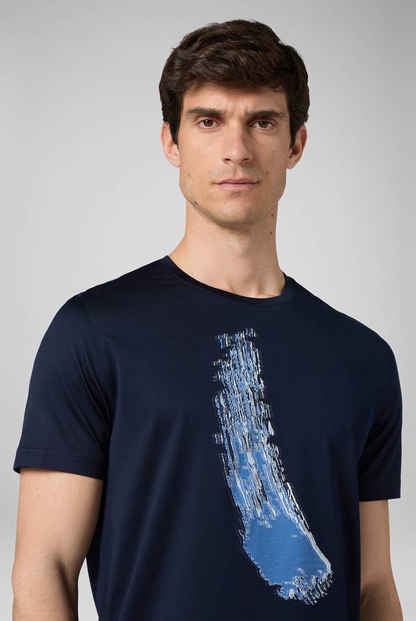 Pull Pal Zileri Tshirt con lavorazione jacquard Sconto