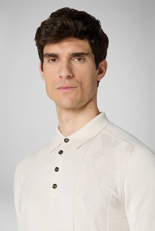 Pull Pal Zileri Polo in maglia con calati Economico
