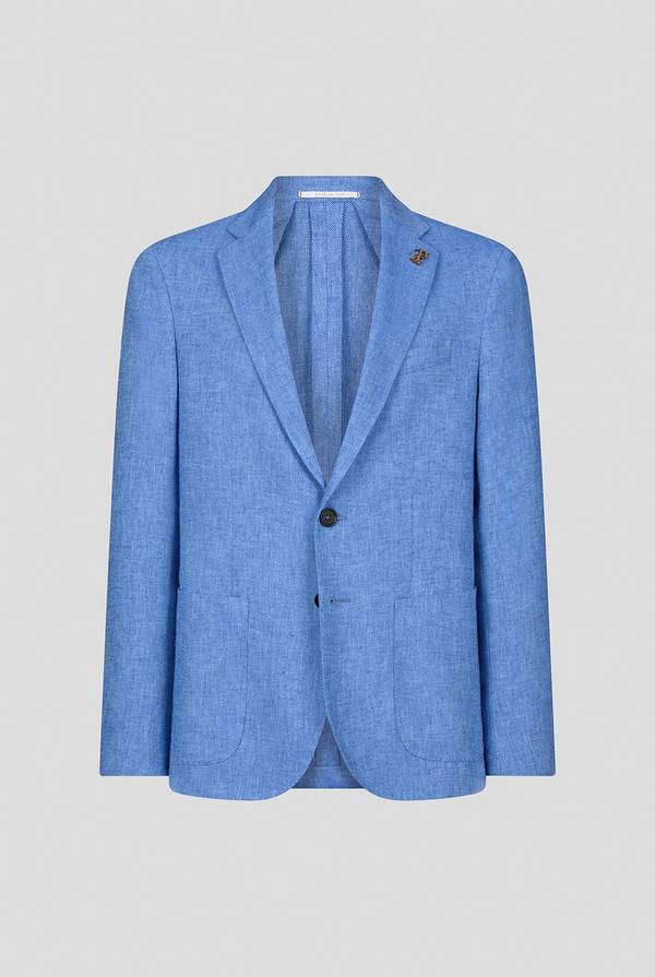Pull Pal Zileri Giacca Brera in lino e cotone