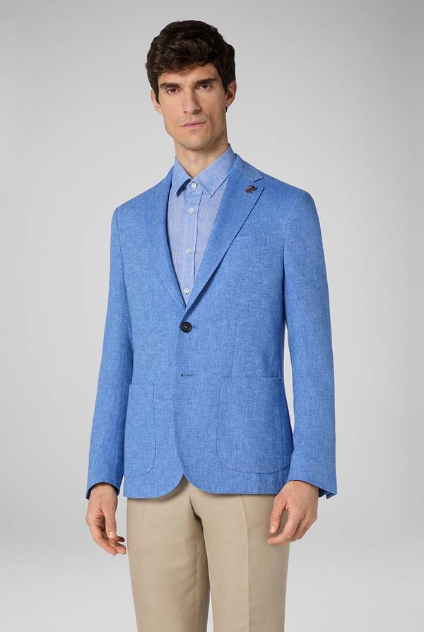 Pull Pal Zileri Giacca Brera in lino e cotone 2025