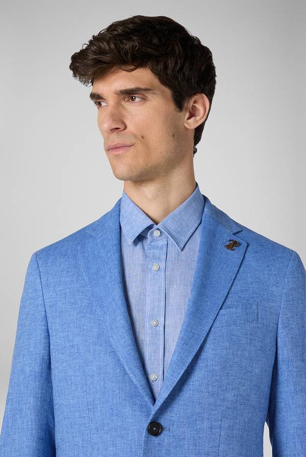 Pull Pal Zileri Giacca Brera in lino e cotone 2025