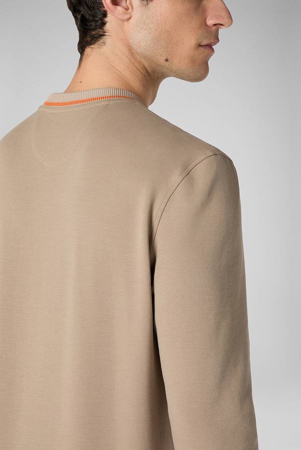Pull Pal Zileri Felpa in cotone stretch con logo 2025