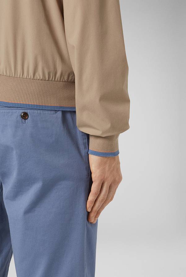 Pull Pal Zileri Bomber in soft shell color tortora Negozi Online