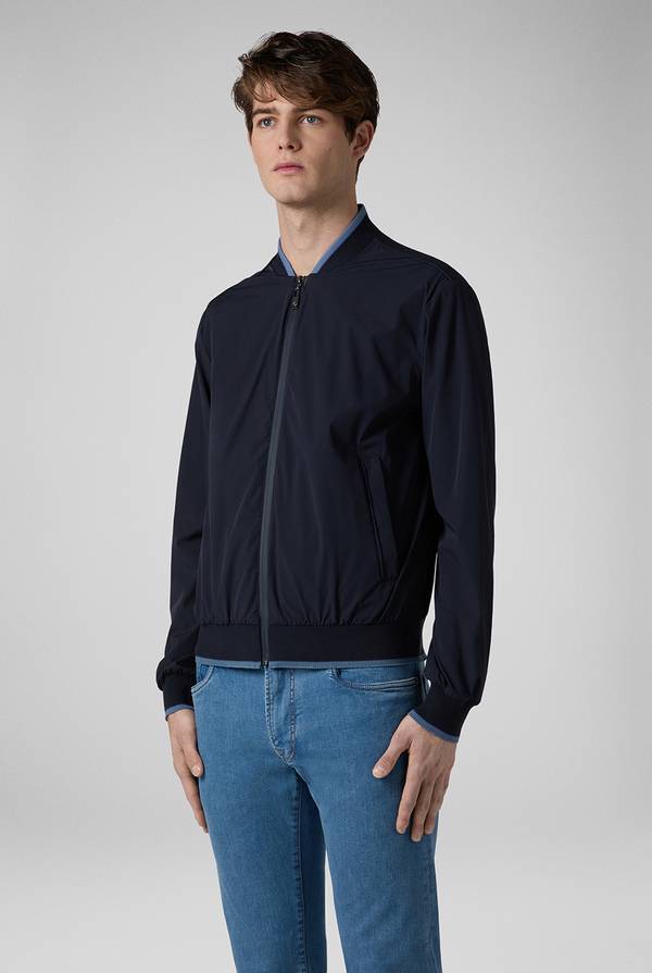 Pull Pal Zileri Bomber in soft shell color tortora Consegna Veloce