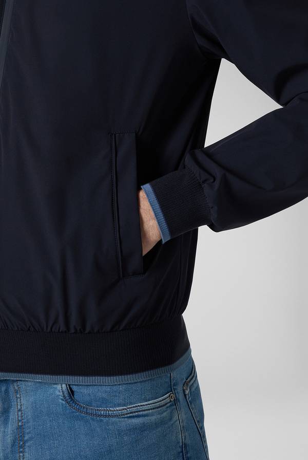 Pull Pal Zileri Bomber in soft shell color tortora Consegna Veloce