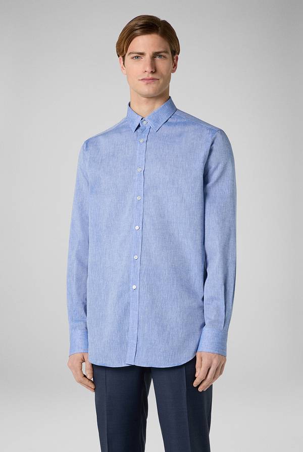 Pull Pal Zileri Camicia in lino e cotone Presa