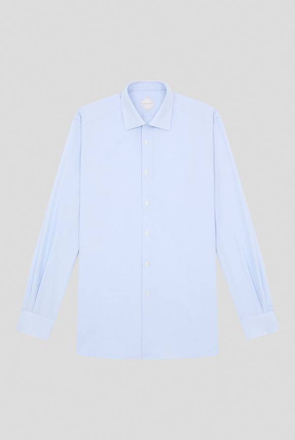 Pull Pal Zileri Camicia azzurra con micro struttura Saldi