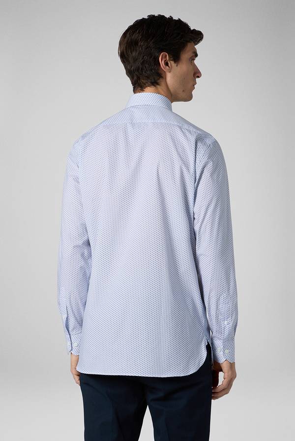 Pull Pal Zileri Camicia in puro cotone con stampa circolare Hotsell