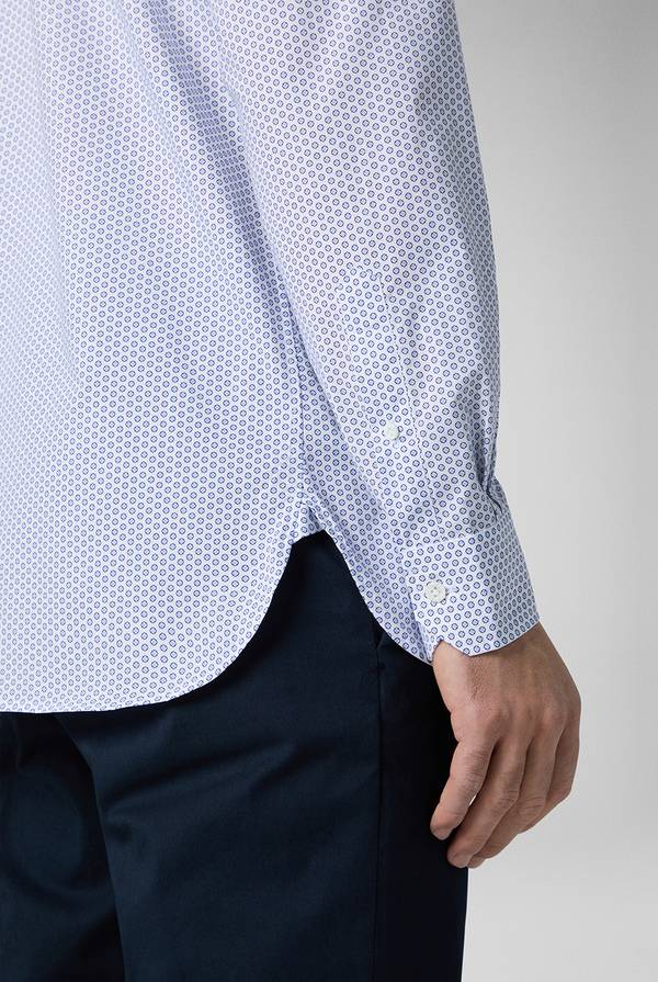 Pull Pal Zileri Camicia in puro cotone con stampa circolare Hotsell
