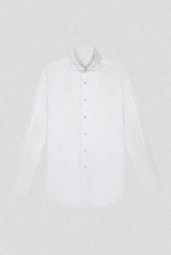 Pull Pal Zileri Camicia bianca in cotone Saldi Di Fabbrica
