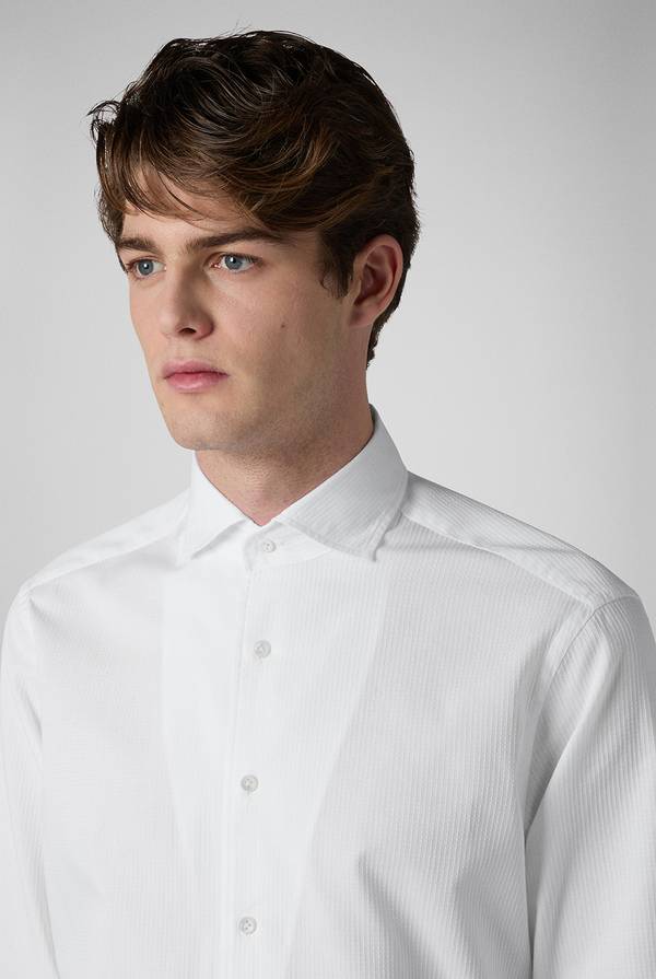 Pull Pal Zileri Camicia bianca in cotone Saldi Di Fabbrica