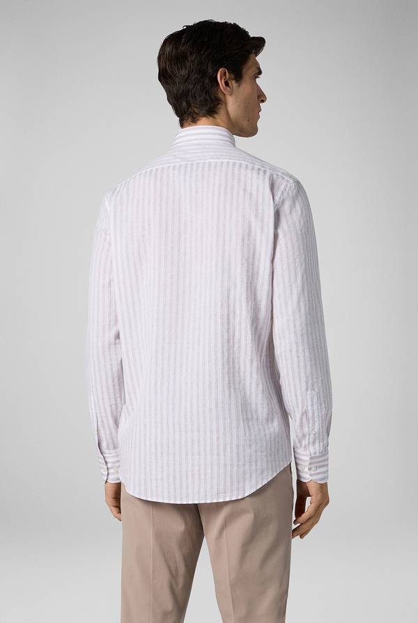 Pull Pal Zileri Camicia a macro righe bianche e azzurre Negozio