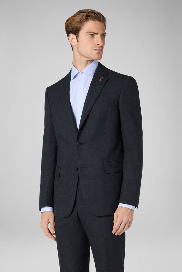 Pull Pal Zileri Abito Palladio in lana stretch con motivo Principe di Galles 2025