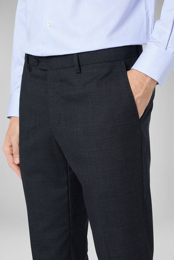 Pull Pal Zileri Abito Palladio in lana stretch con motivo Principe di Galles 2025