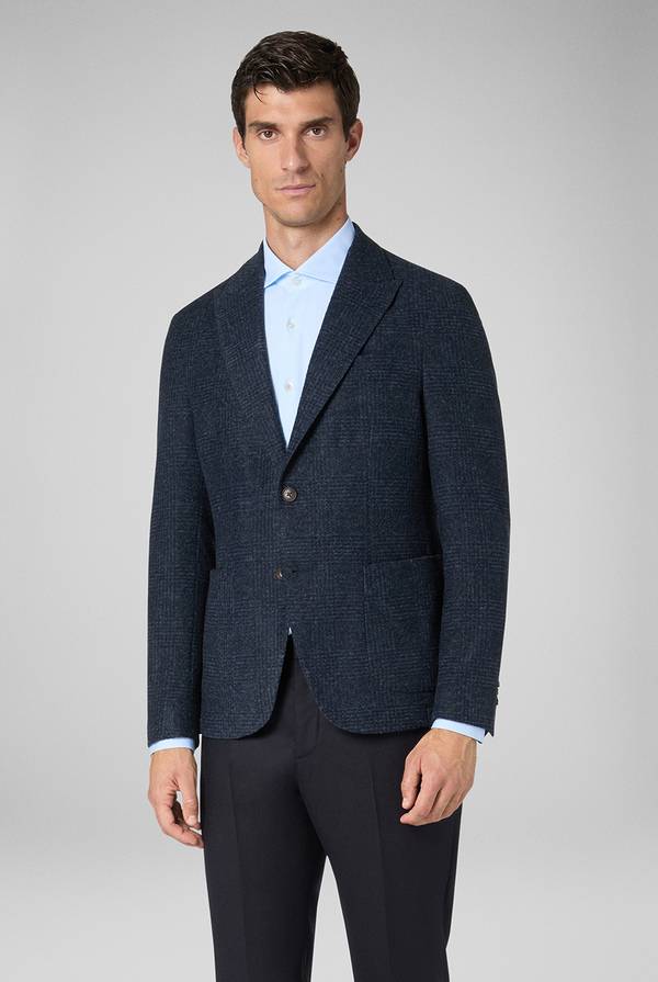 Pull Pal Zileri Giacca in lana tecnica con micro pattern Offerta