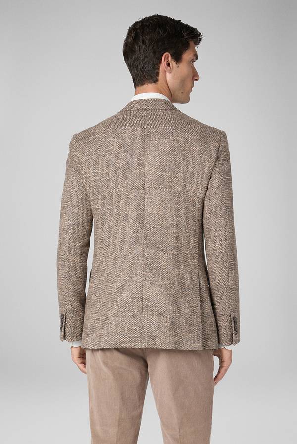 Pull Pal Zileri Giacca Vicenza in cotone, lana e viscosa effetto maglia Fino Al -60%