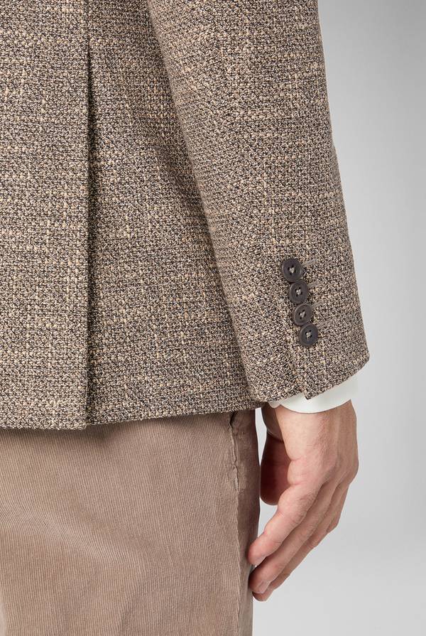 Pull Pal Zileri Giacca Vicenza in cotone, lana e viscosa effetto maglia Fino Al -60%