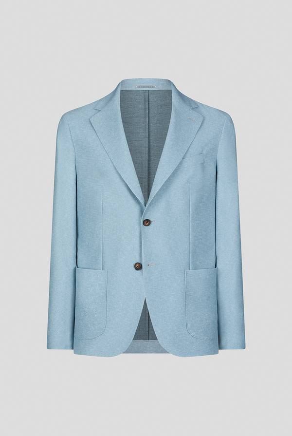 Pull Pal Zileri Giacca Effortless in jersey stampato Shopping Online