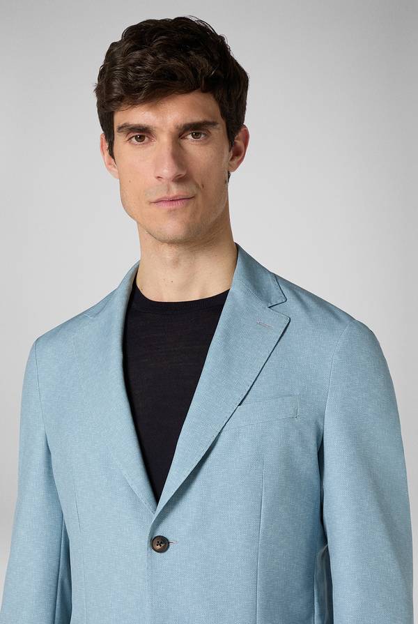 Pull Pal Zileri Giacca Effortless in jersey stampato Shopping Online