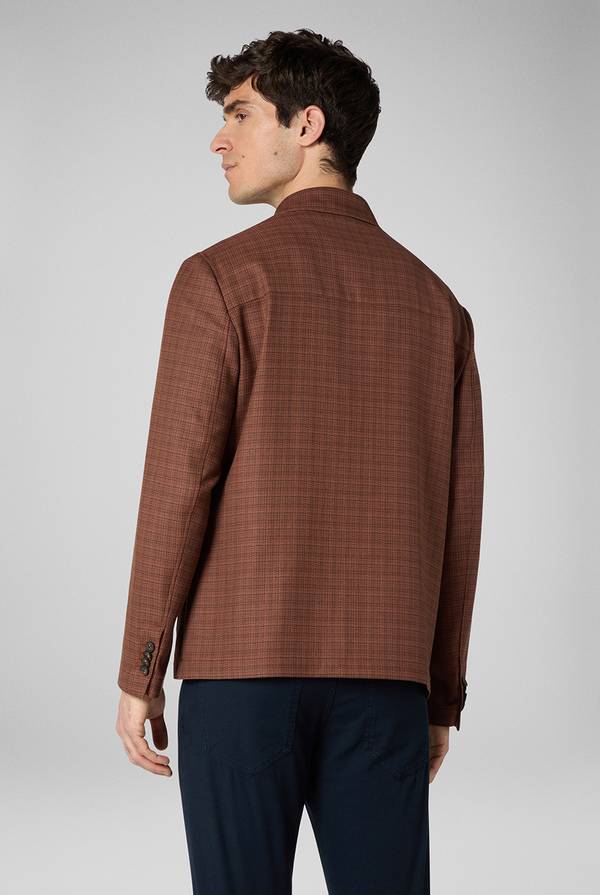 Pull Pal Zileri Giacca camicia con motivo micro check Novità