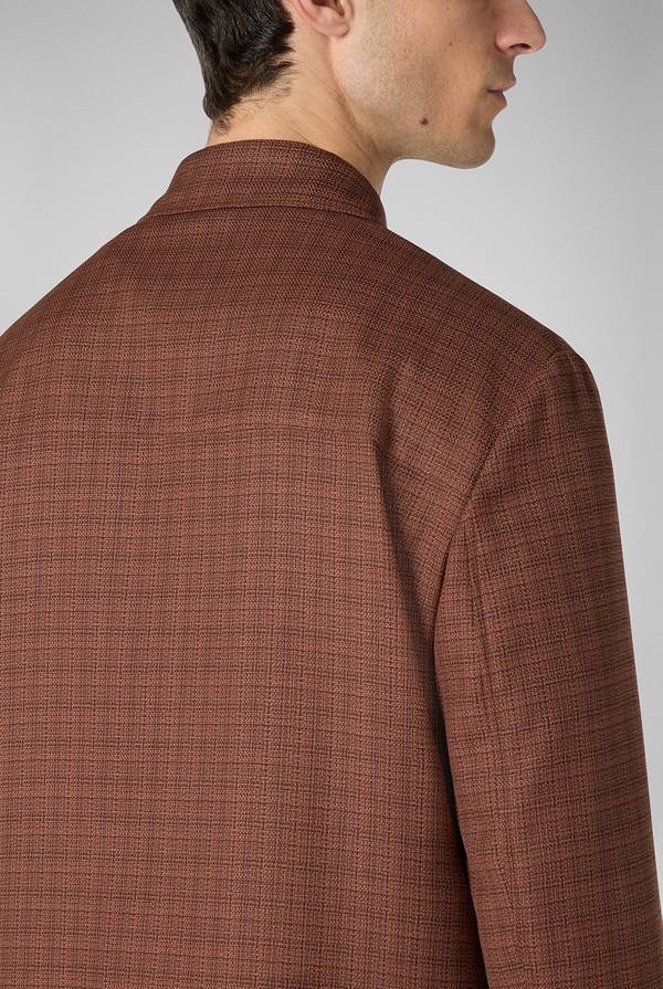 Pull Pal Zileri Giacca camicia con motivo micro check Novità